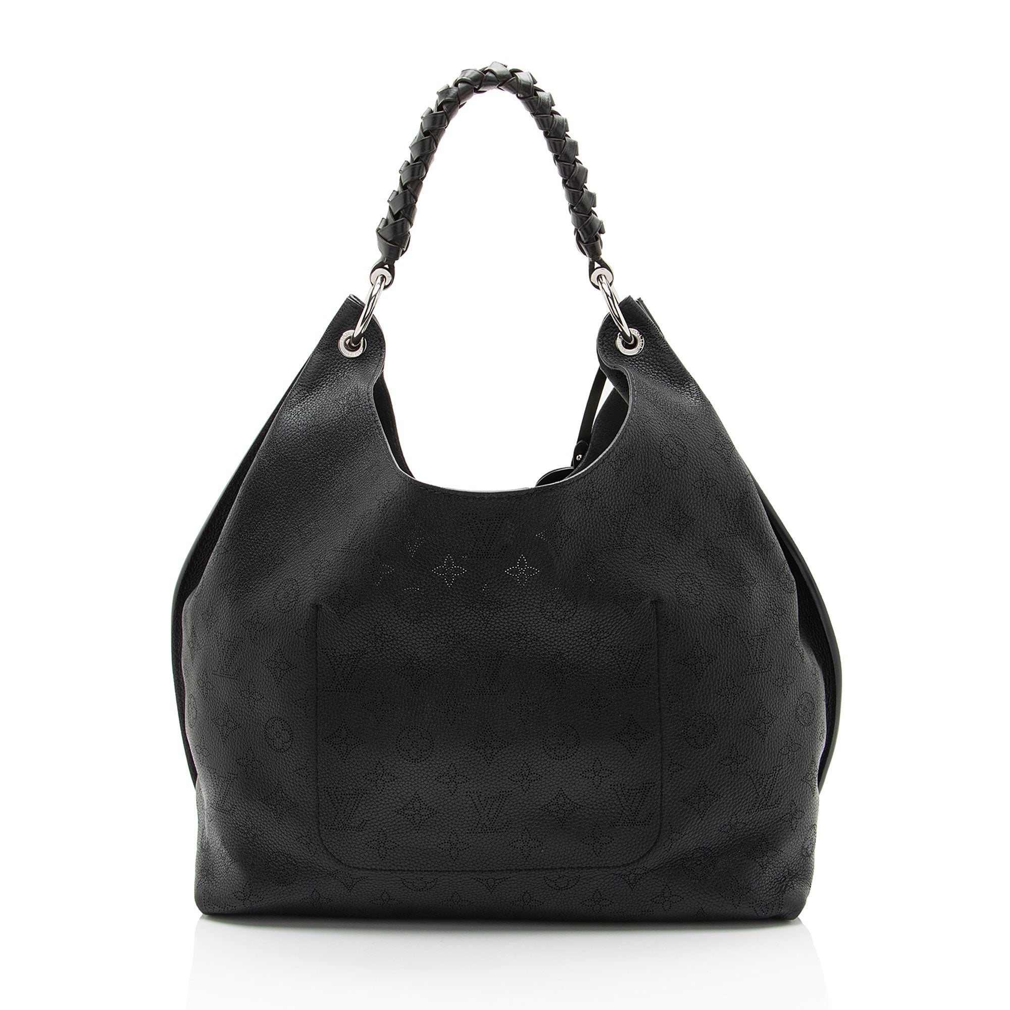 Louis Vuitton Mahina Leather Carmel Hobo (SHF-SK1HwZ)