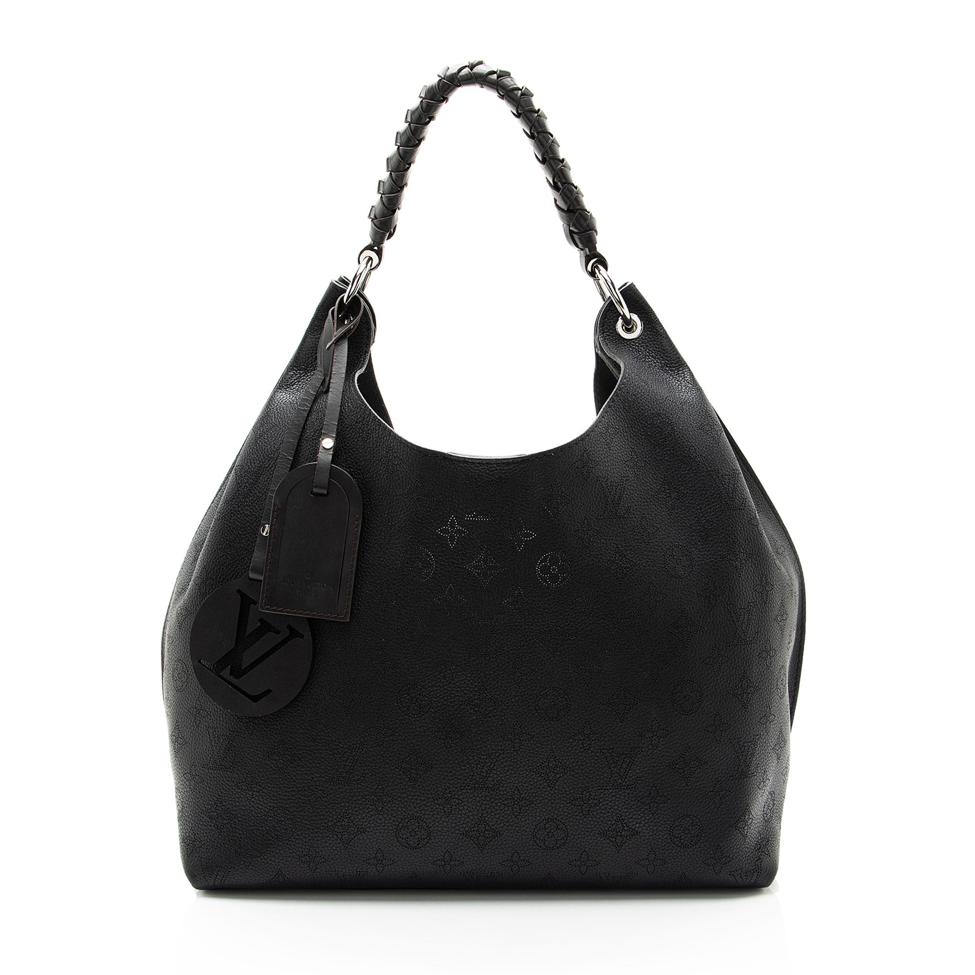 Louis Vuitton Mahina Leather Carmel Hobo (SHF-SK1HwZ)
