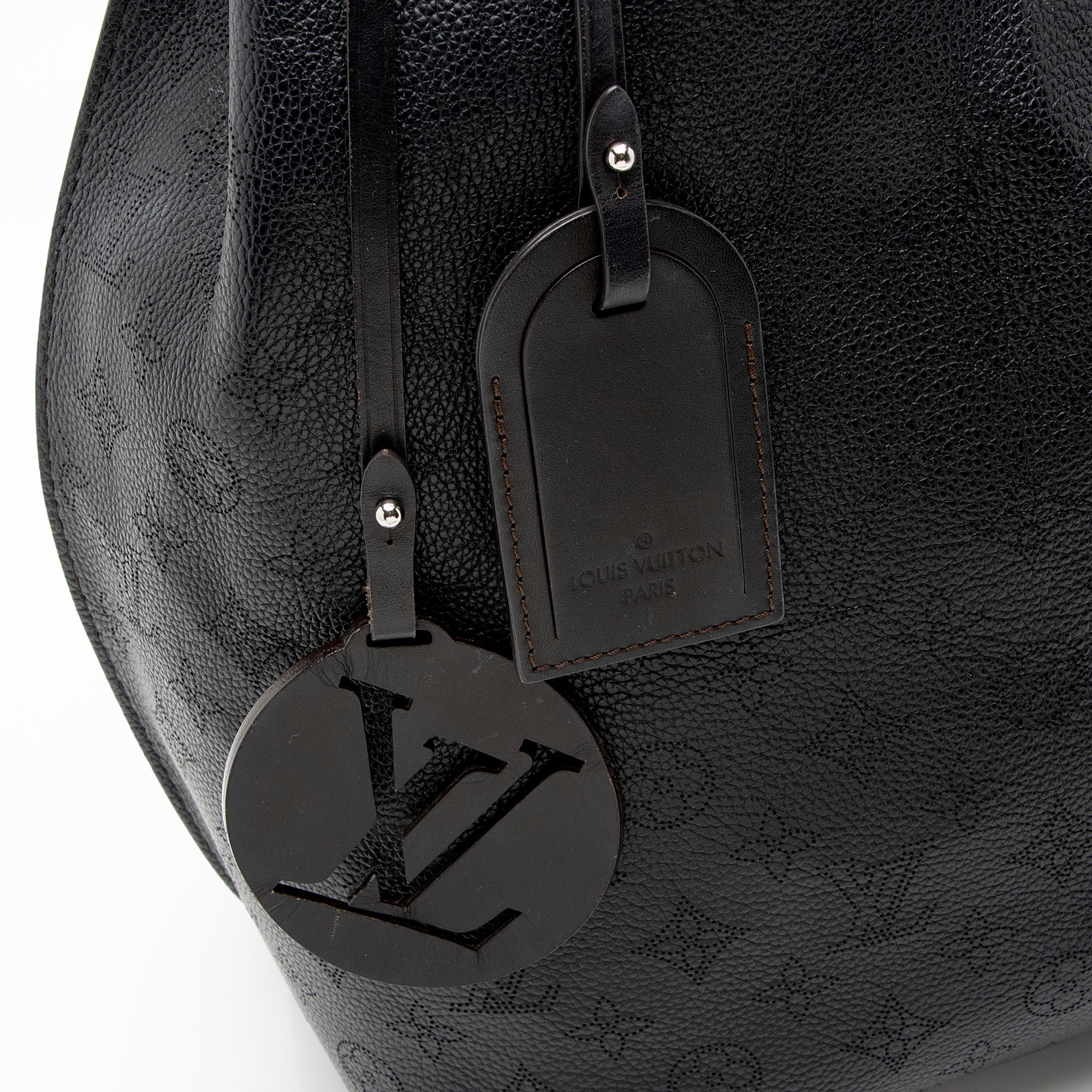 Louis Vuitton Mahina Leather Carmel Hobo