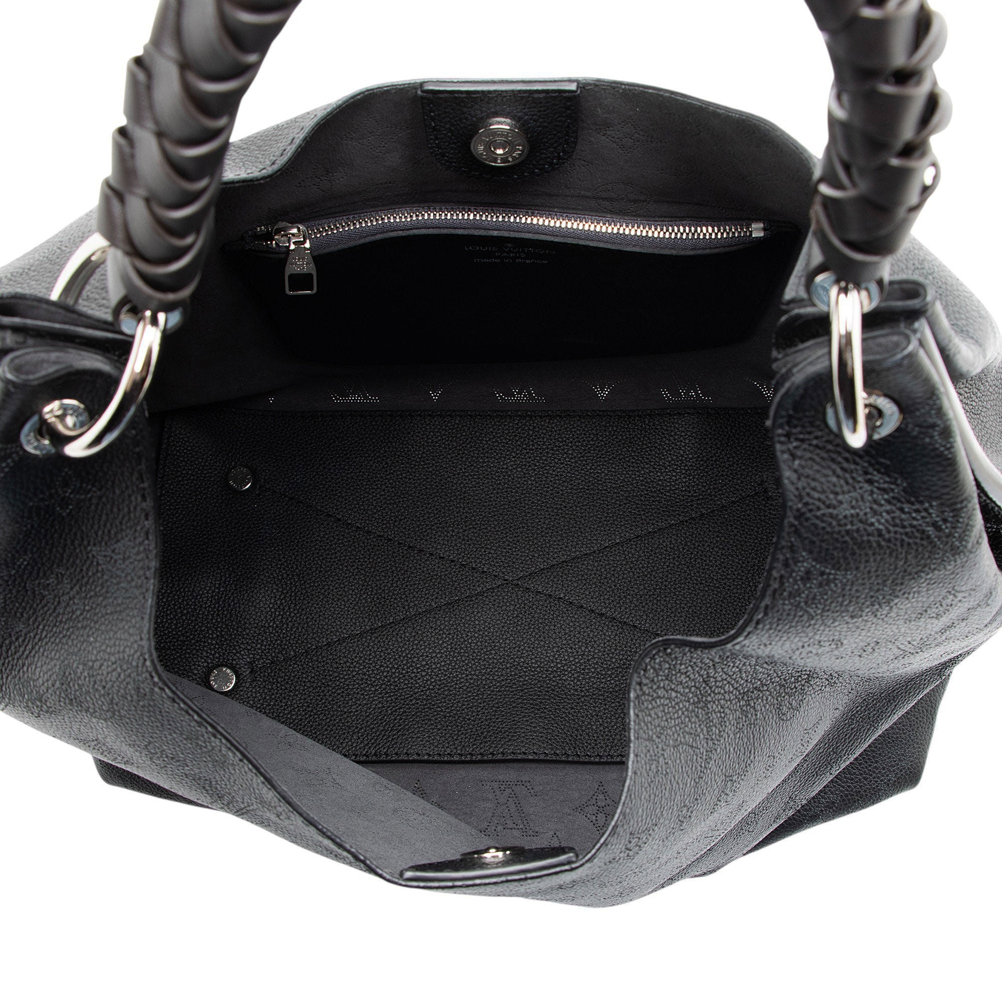 Louis Vuitton Mahina Leather Carmel Hobo