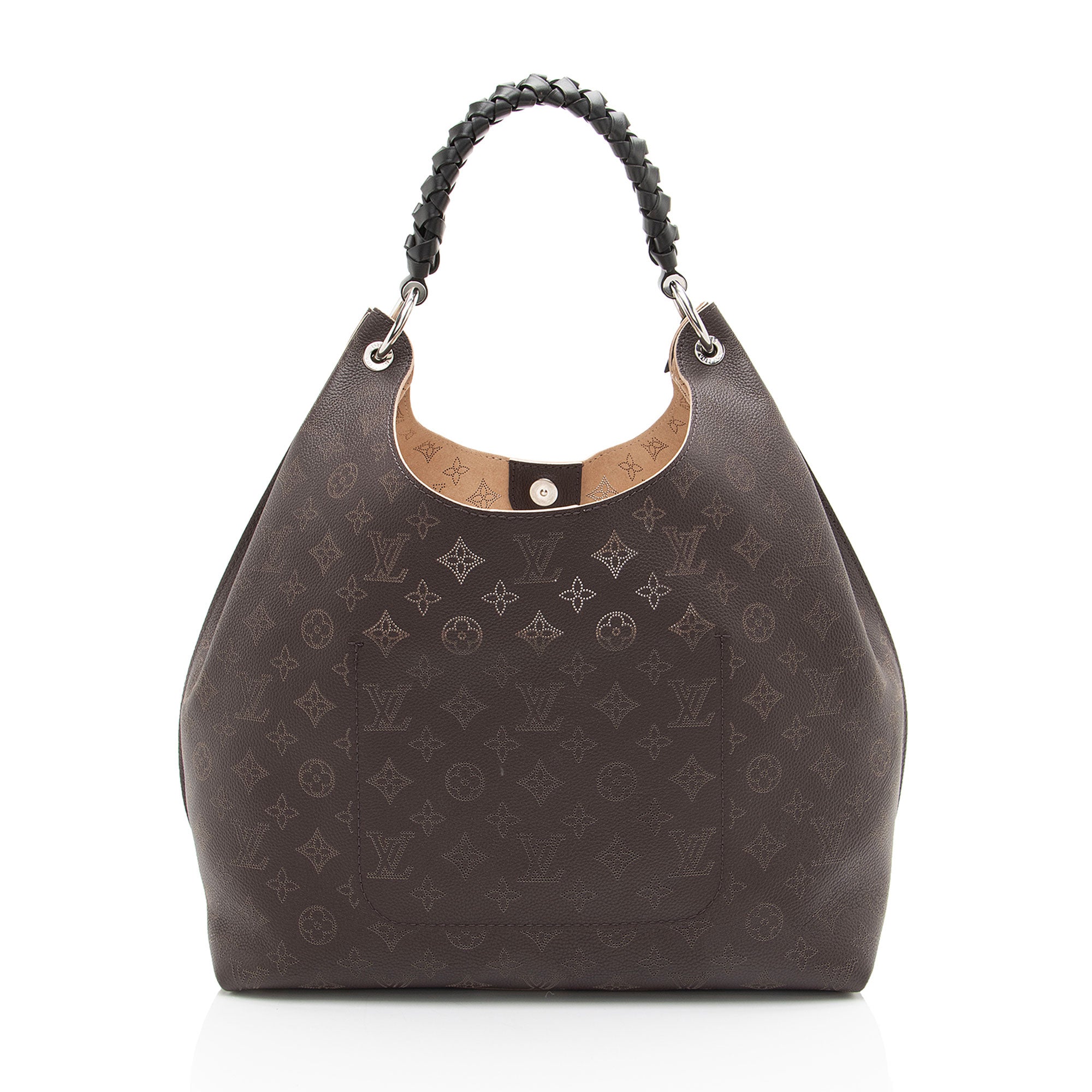 Louis Vuitton Mahina Leather Carmel Hobo
