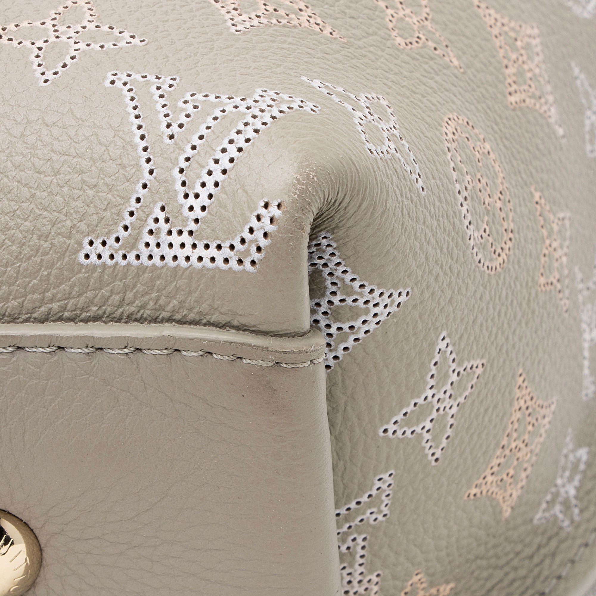 Louis Vuitton Mahina Leather Flight Mode Carmel Hobo