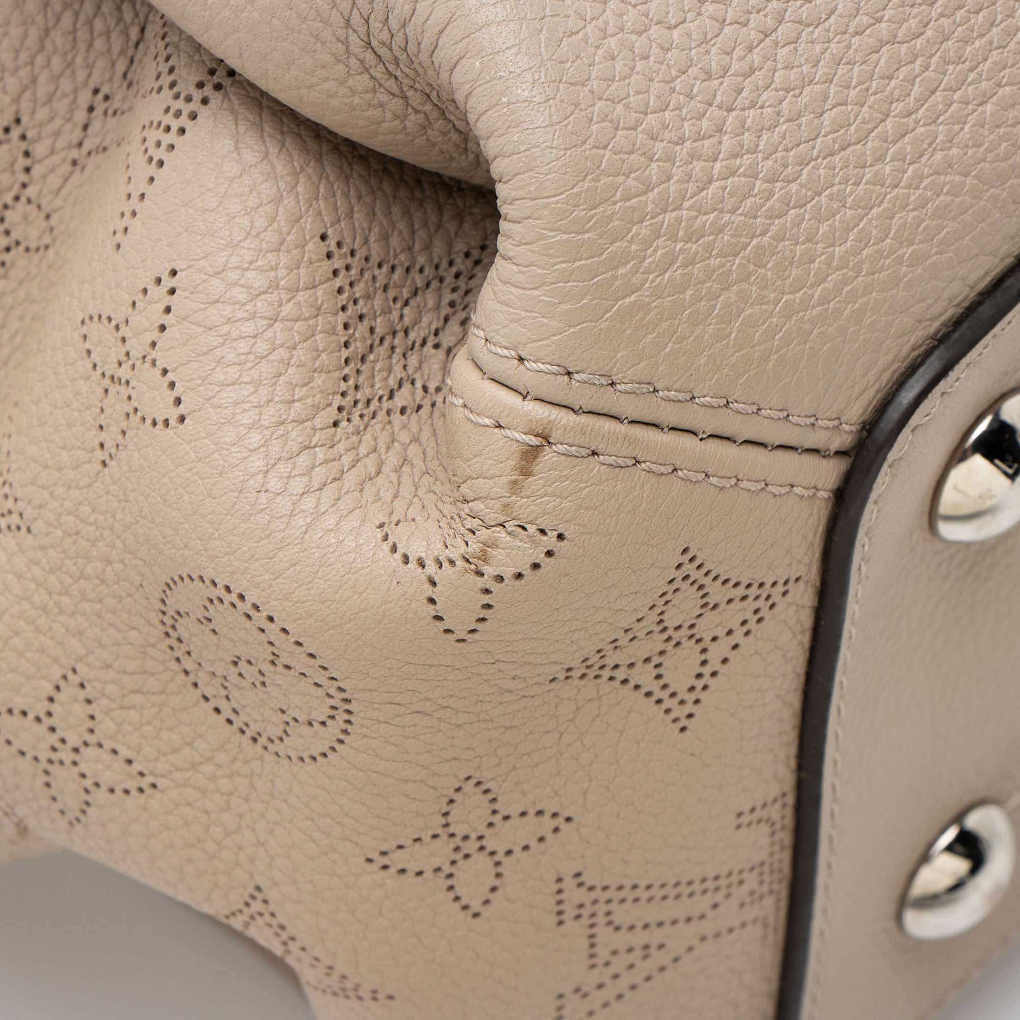 Louis Vuitton Mahina Leather Haumea Satchel