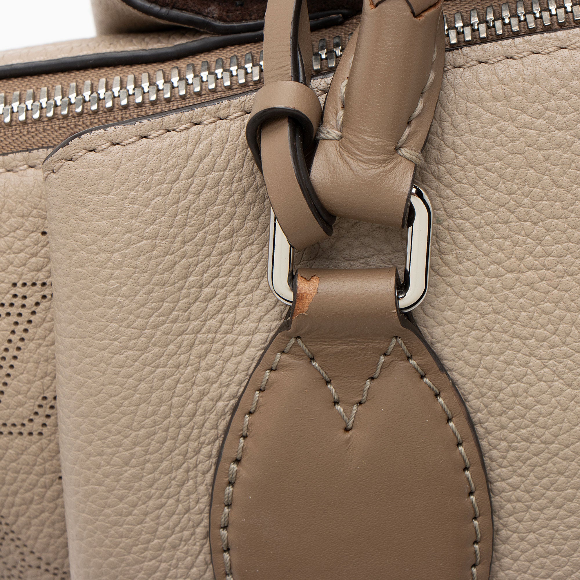 Louis Vuitton Mahina Leather Haumea Satchel