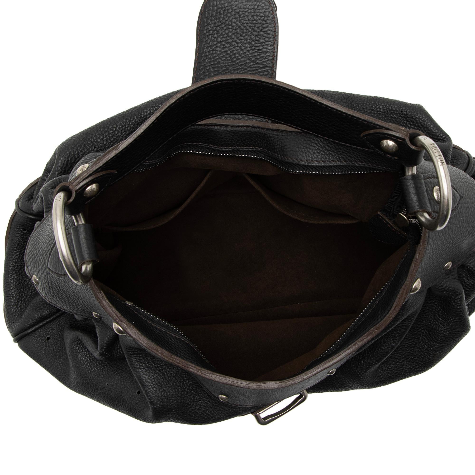 Louis Vuitton Mahina Leather Solar PM Shoulder Bag