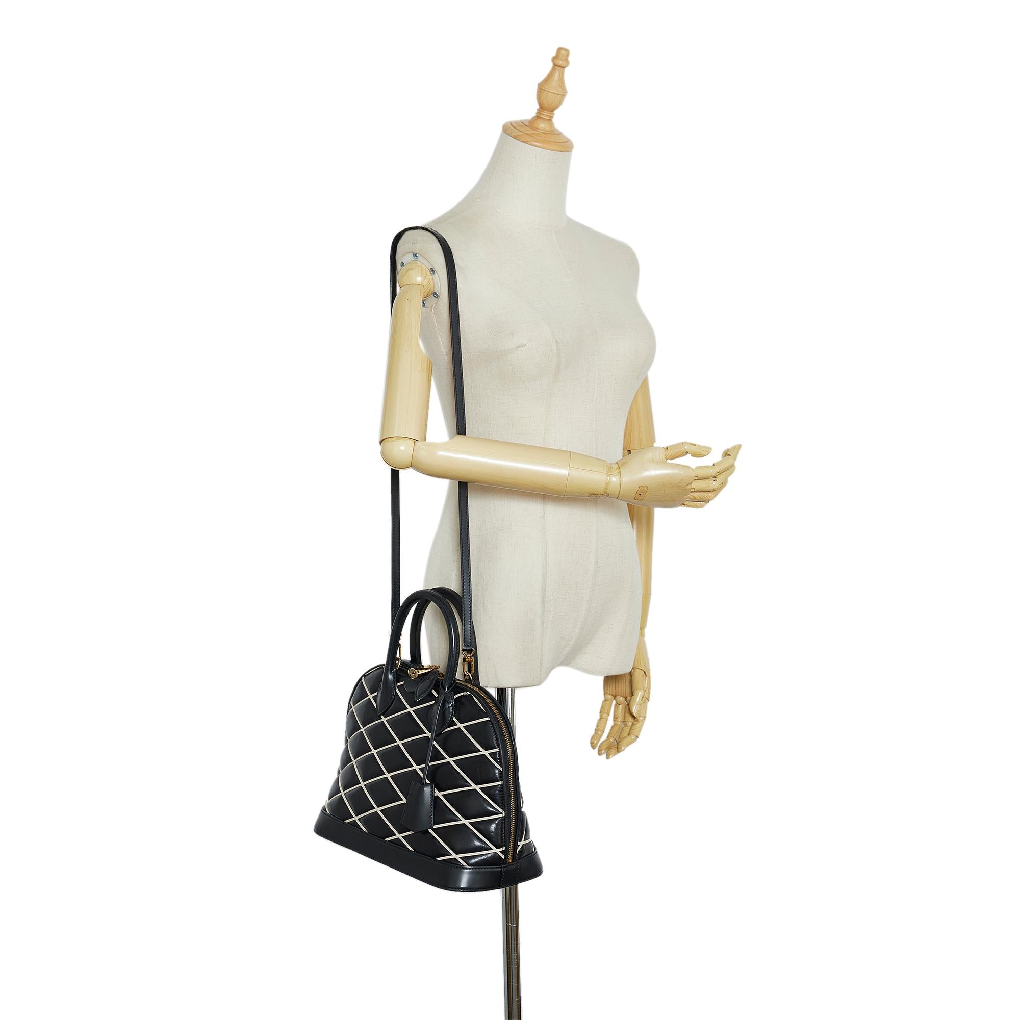 Louis Vuitton Malletage Alma PM (SHG-tXmyC1)