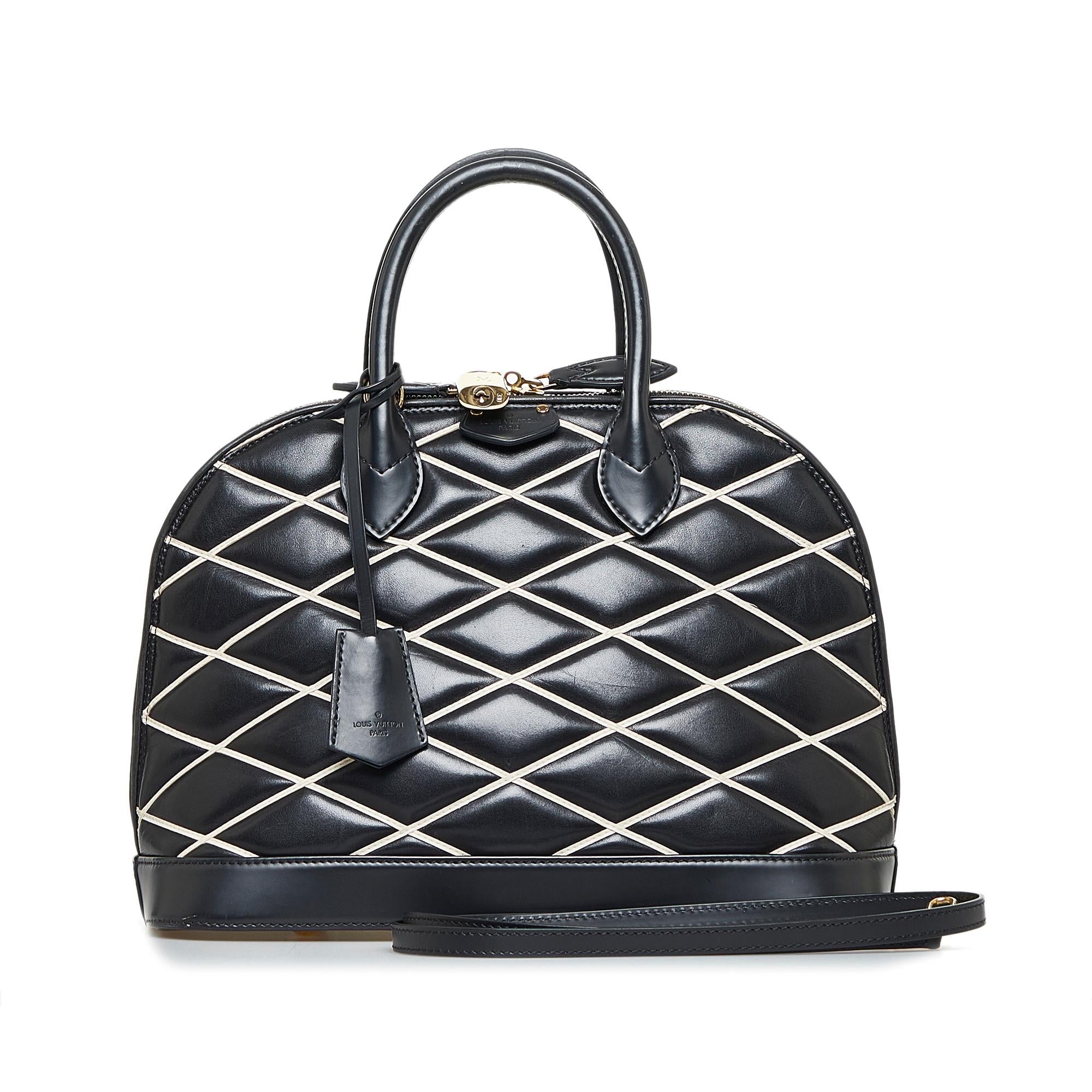 Louis Vuitton Malletage Alma PM (SHG-tXmyC1)