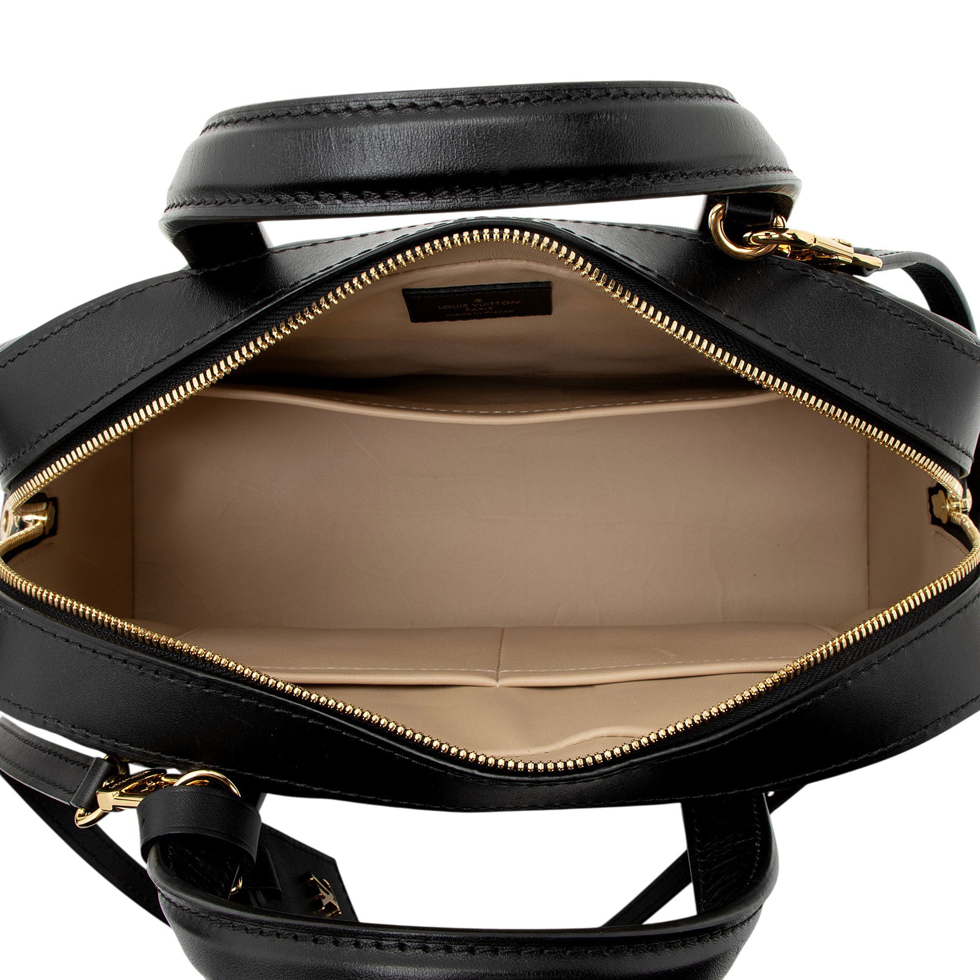 Louis Vuitton Malletage Lambskin Dora PM Satchel