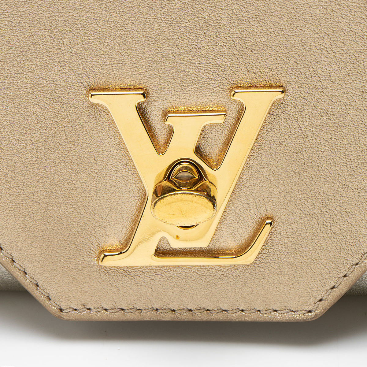Louis Vuitton Metallic Calfskin Love Note Shoulder Bag