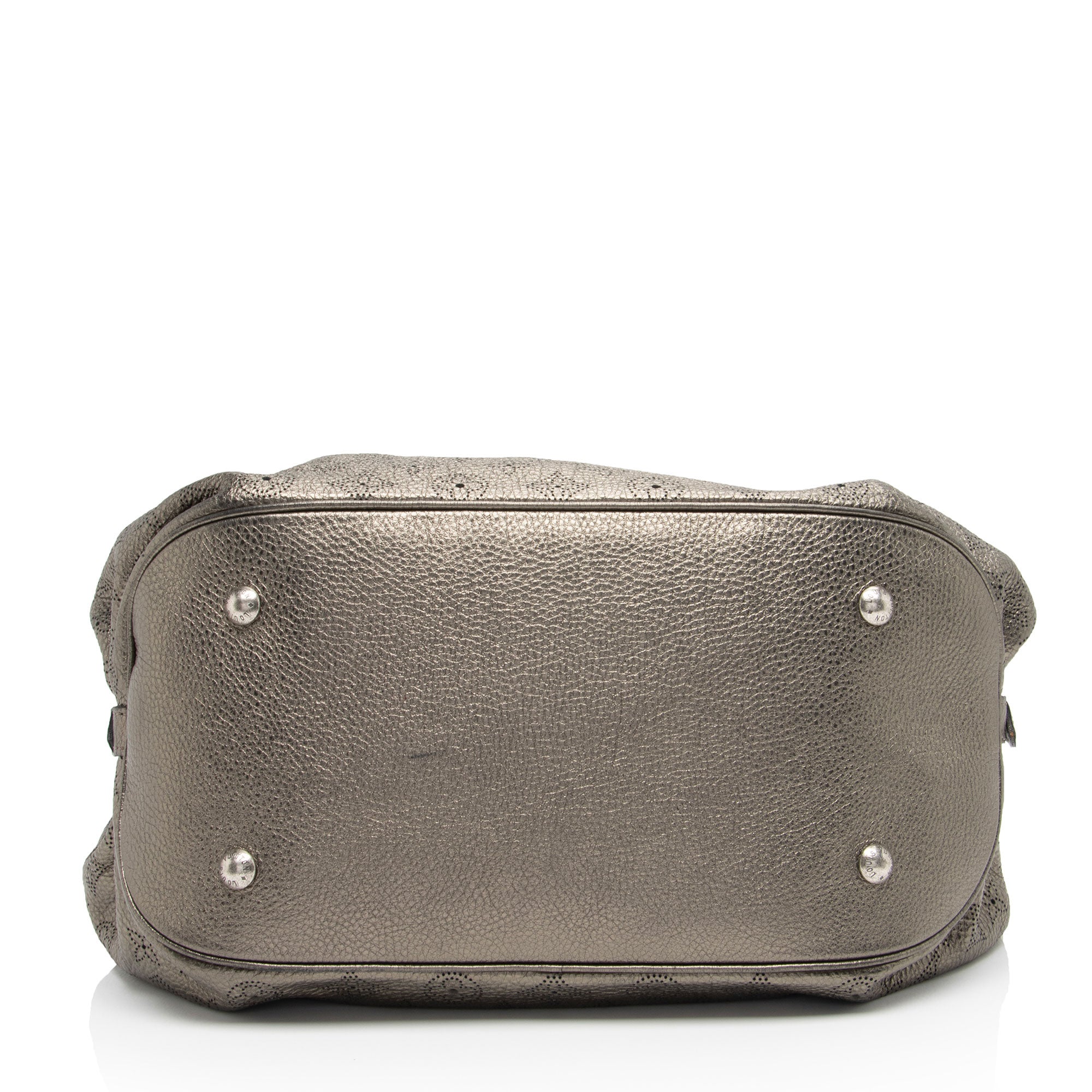 Louis Vuitton Metallic Mahina Leather XL Hobo (SHF-mvCaqy)