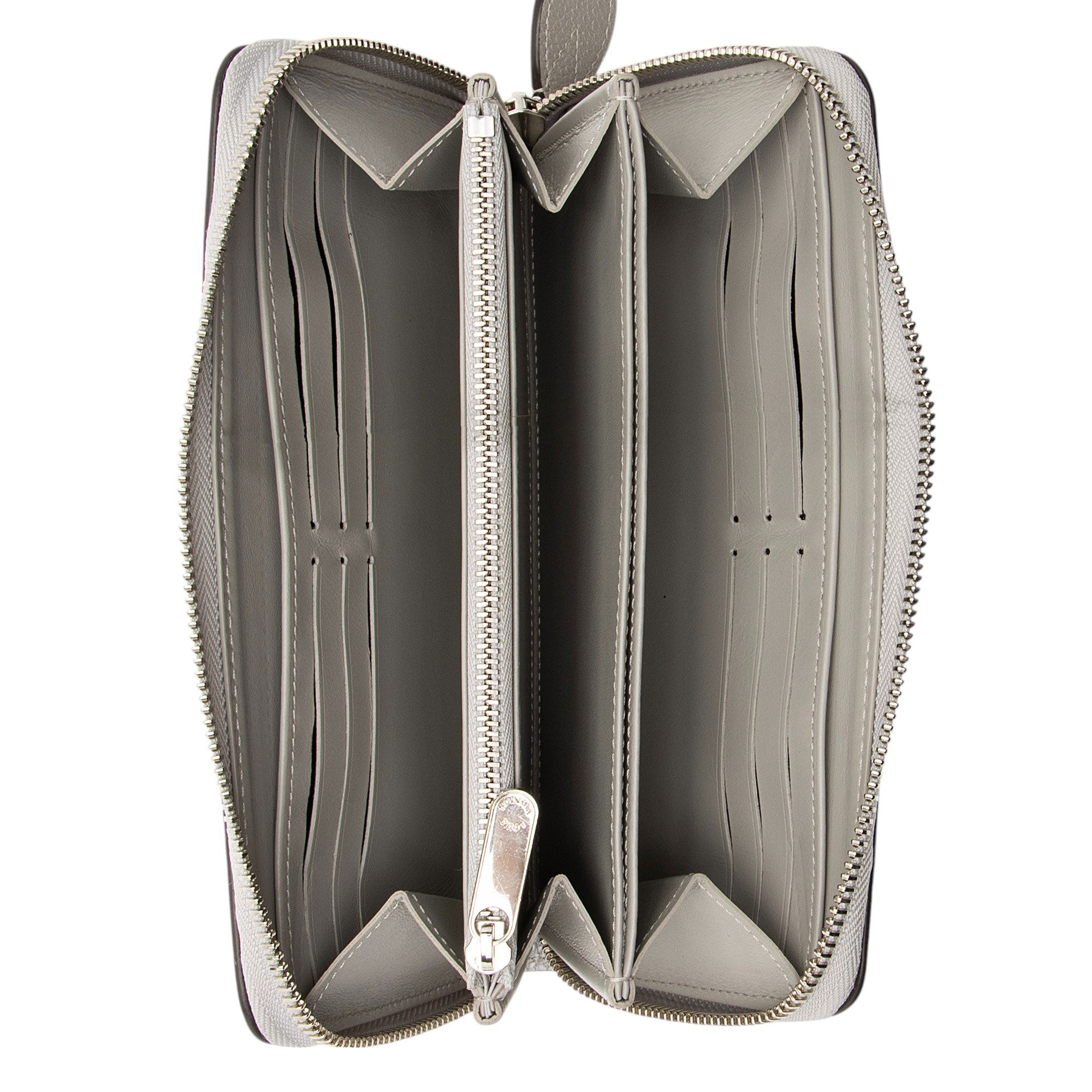 Louis Vuitton Metallic Mahina Leather Zippy Wallet
