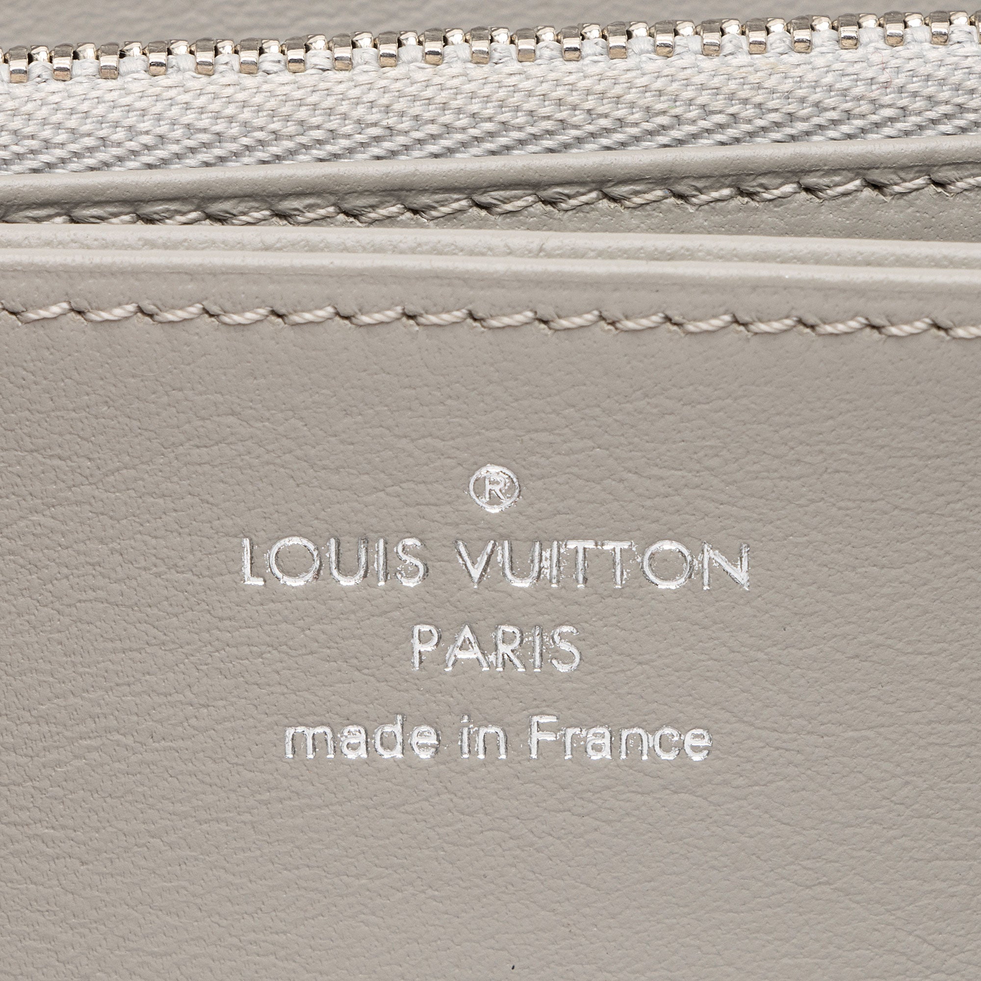 Louis Vuitton Metallic Mahina Leather Zippy Wallet