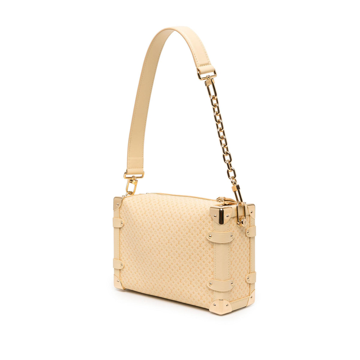 Louis Vuitton Minigram Calfskin Side Trunk MM