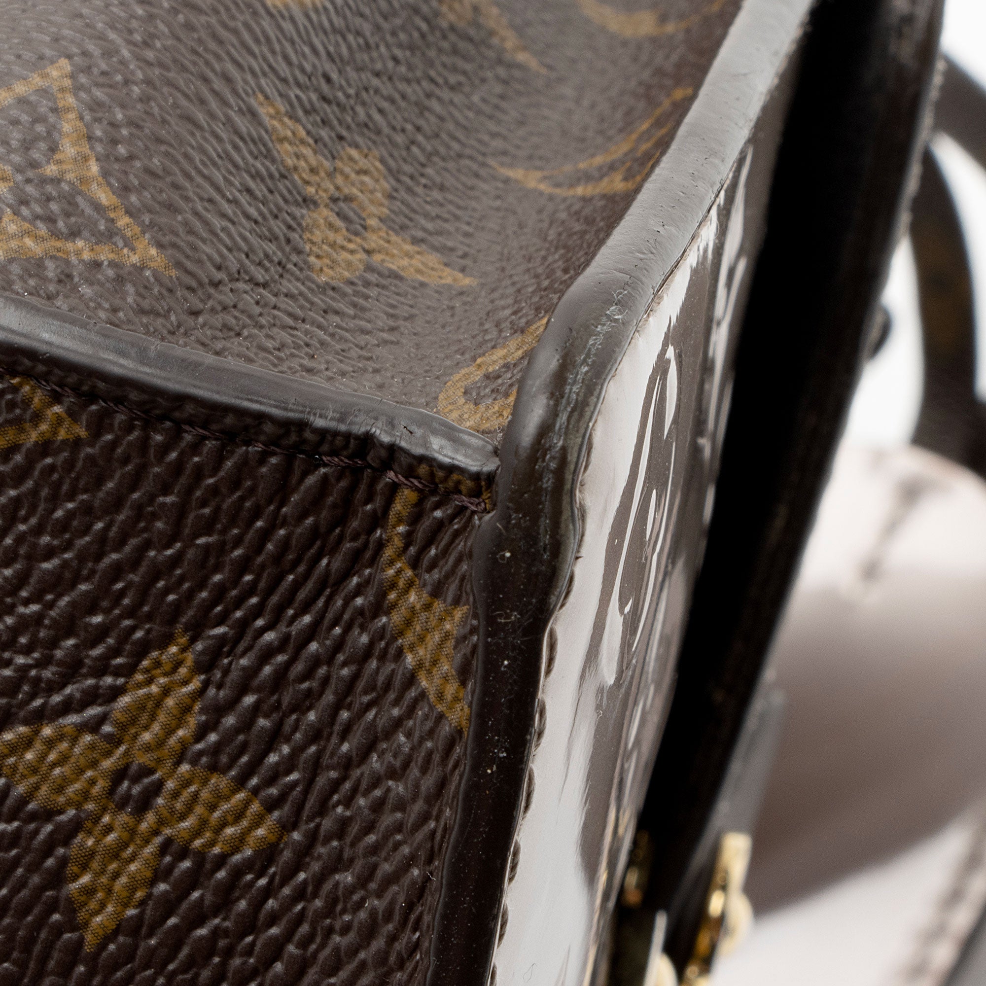 Louis Vuitton Miroir Vernis Spring Street Bitume Satchel (SHF-ptfzF0)