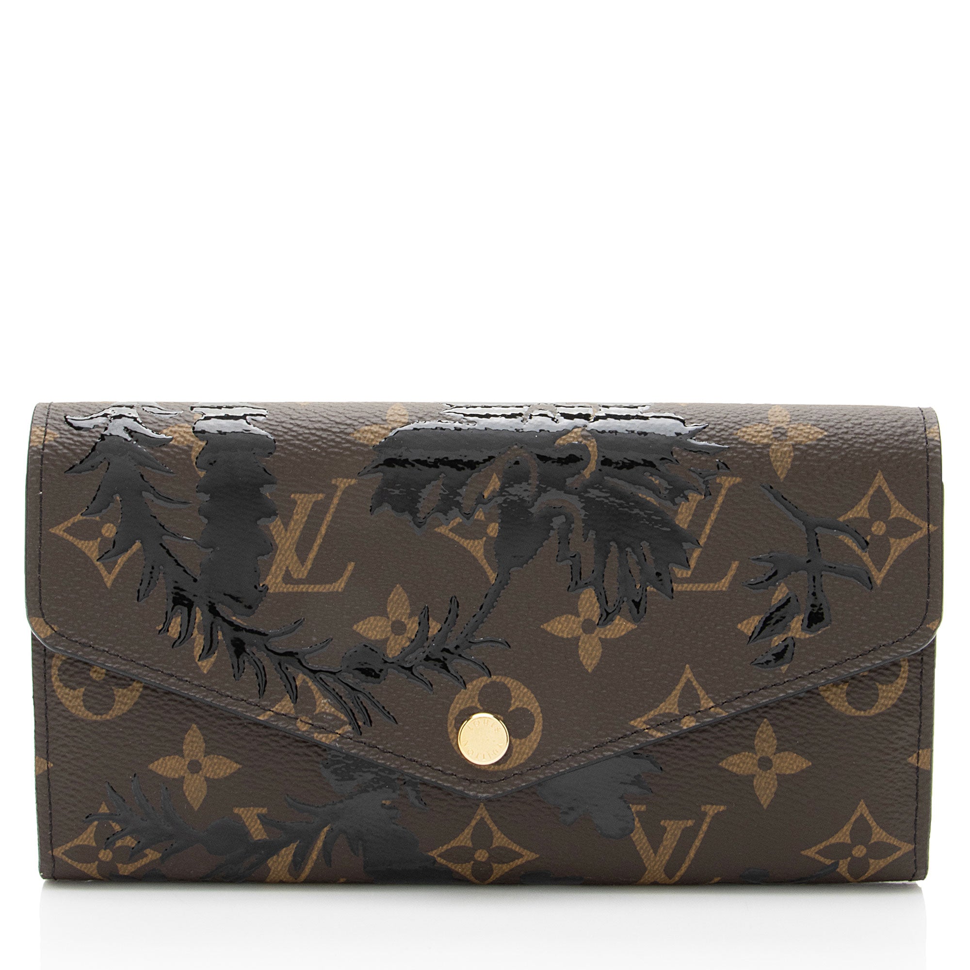 Louis Vuitton Monogram Blossom Canvas Sarah Wallet