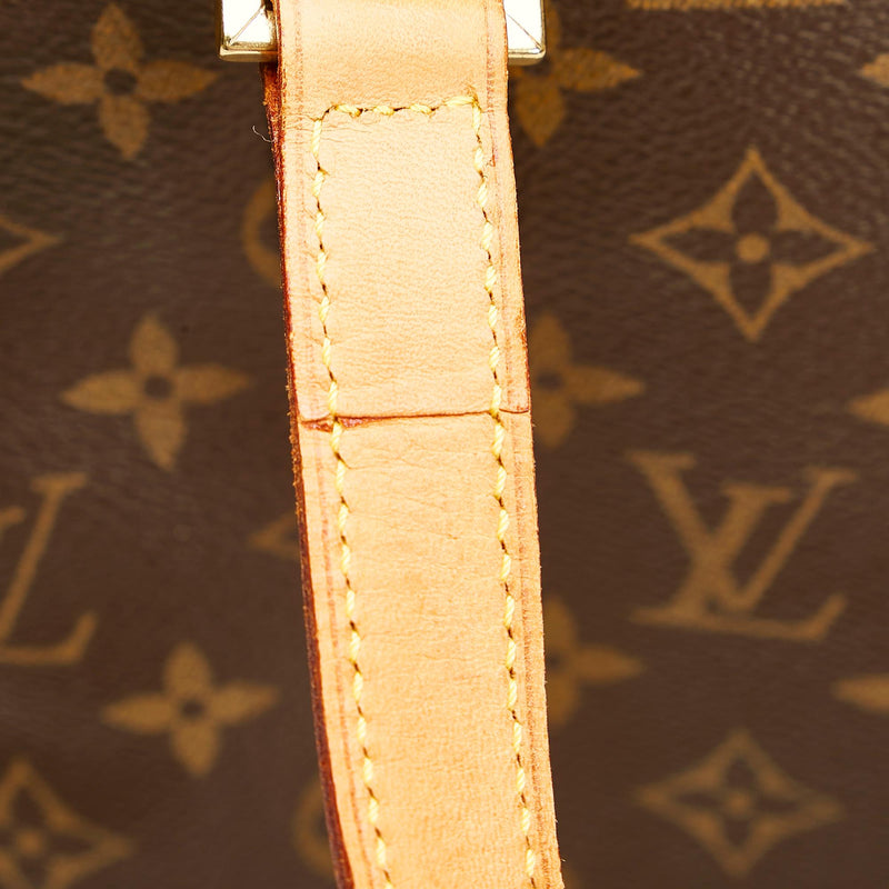 Louis Vuitton Babylone M51102 Monogram Canvas Shoulder Tote Bag Purse Brown