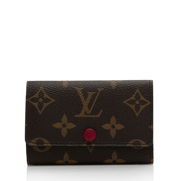 Louis Vuitton Monogram Canvas 6 Key Holder (SHF-1x9Tnv)