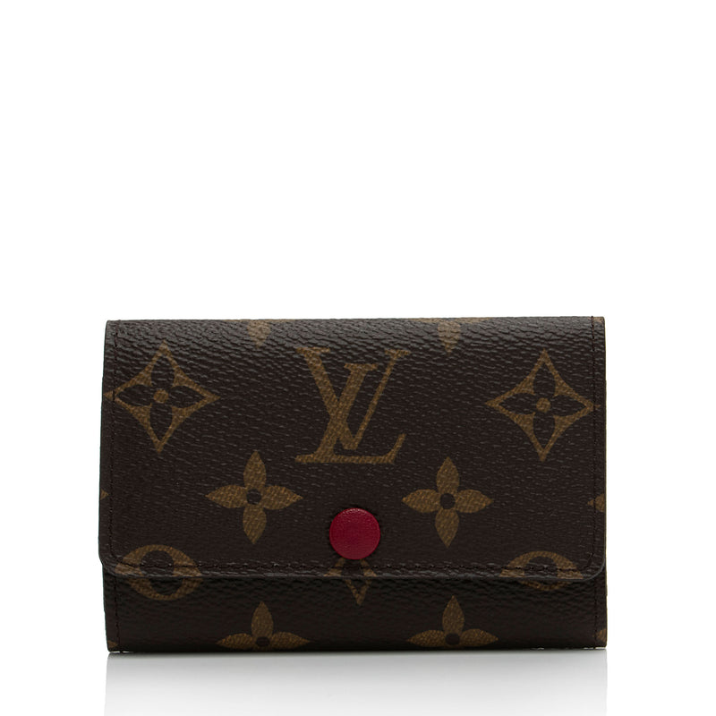 Louis Vuitton Monogram Canvas 6 Key Holder (SHF-1x9Tnv)