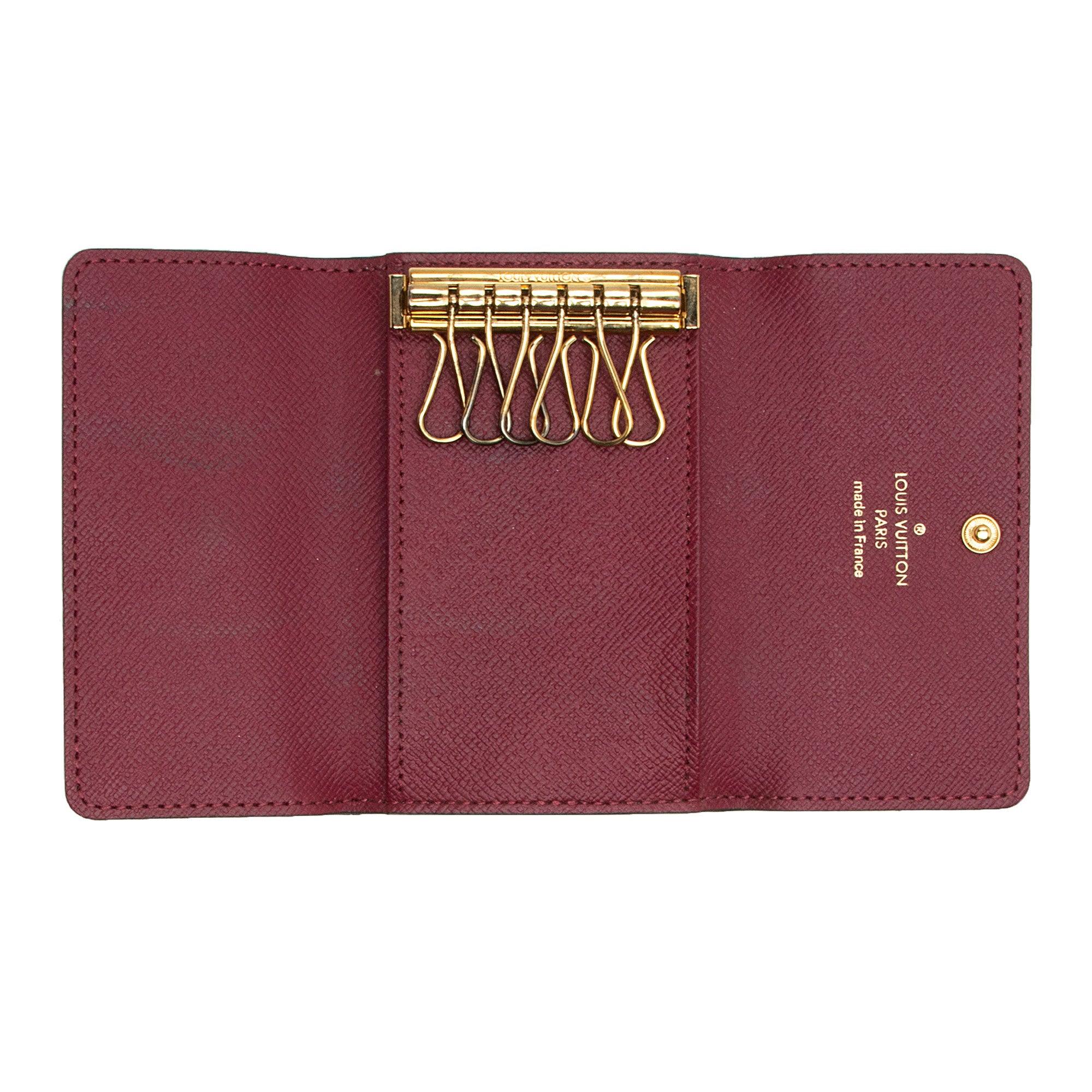 Louis Vuitton Monogram Canvas 6 Key Holder (SHF-1x9Tnv)