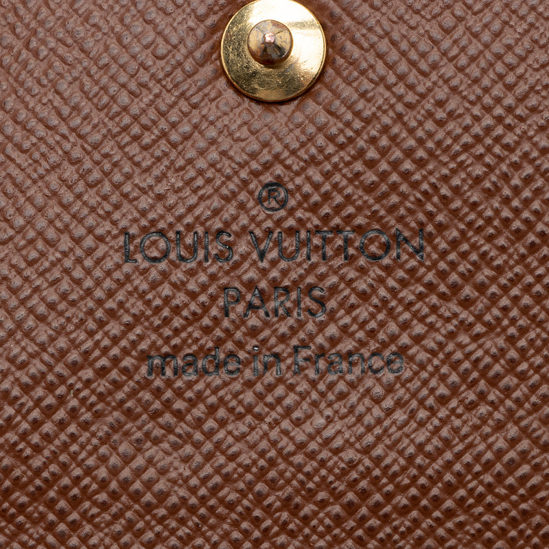 Louis Vuitton Monogram Canvas 6 Key Holder (SHF-kHhvZi)