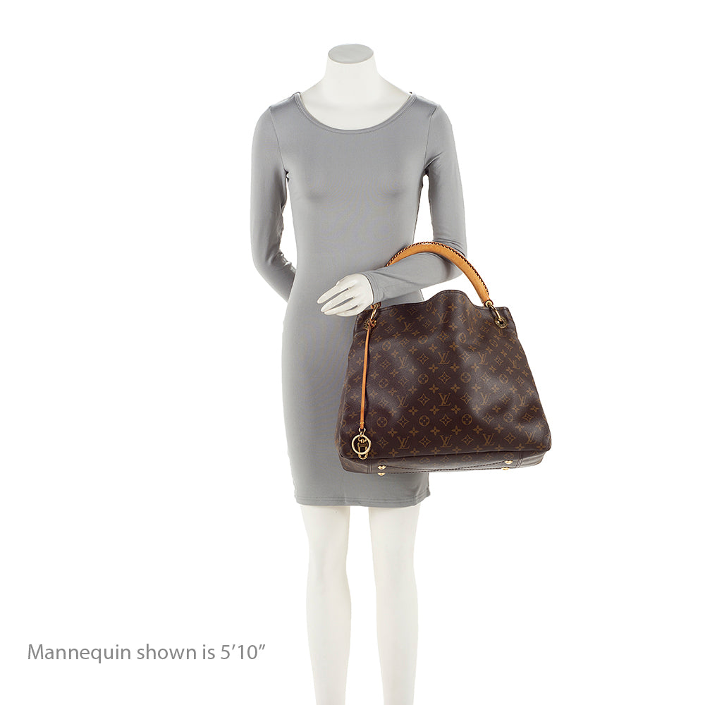 Louis Vuitton Monogram Canvas Artsy MM Shoulder Bag (SHF-VBulIB)