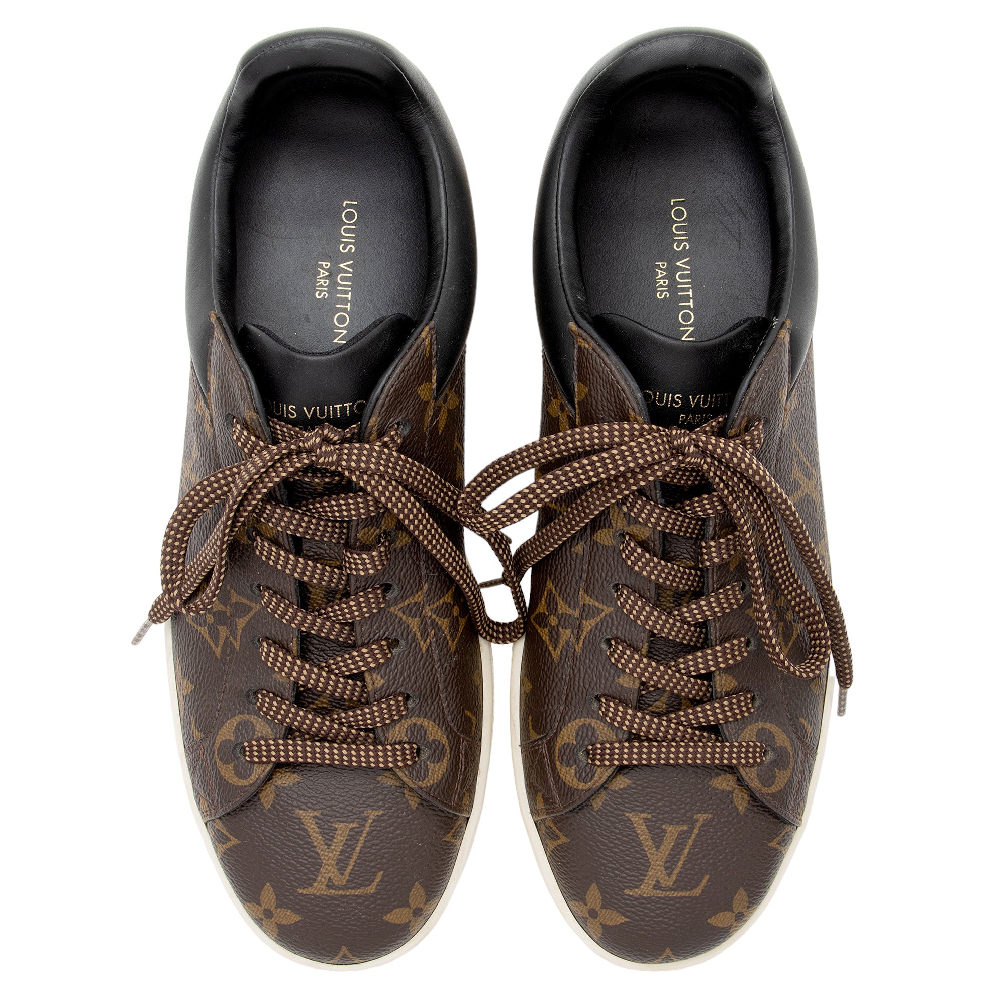 Louis Vuitton Monogram Calfskin Luxembourg Sneakers - Men's Size 6 / 36 (SHF-7pjNvf)