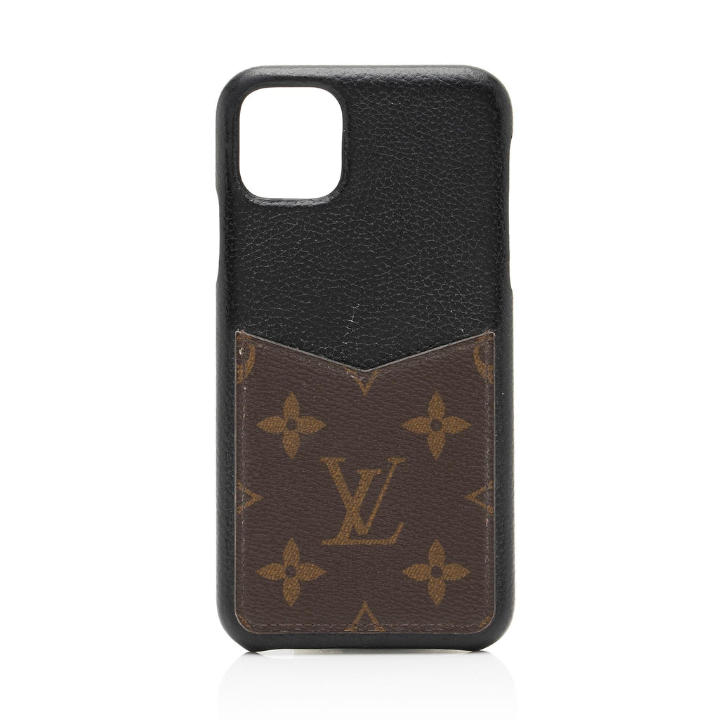 average welfare saw Louis Vuitton Monogram Canvas Calfskin Pro Max Bumper iPhone 11 Case ( –  LuxeDH