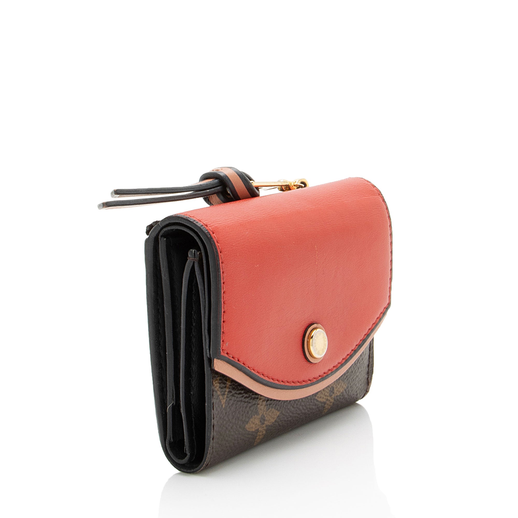 Louis Vuitton Monogram Canvas Calfskin Tuileries Compact Wallet