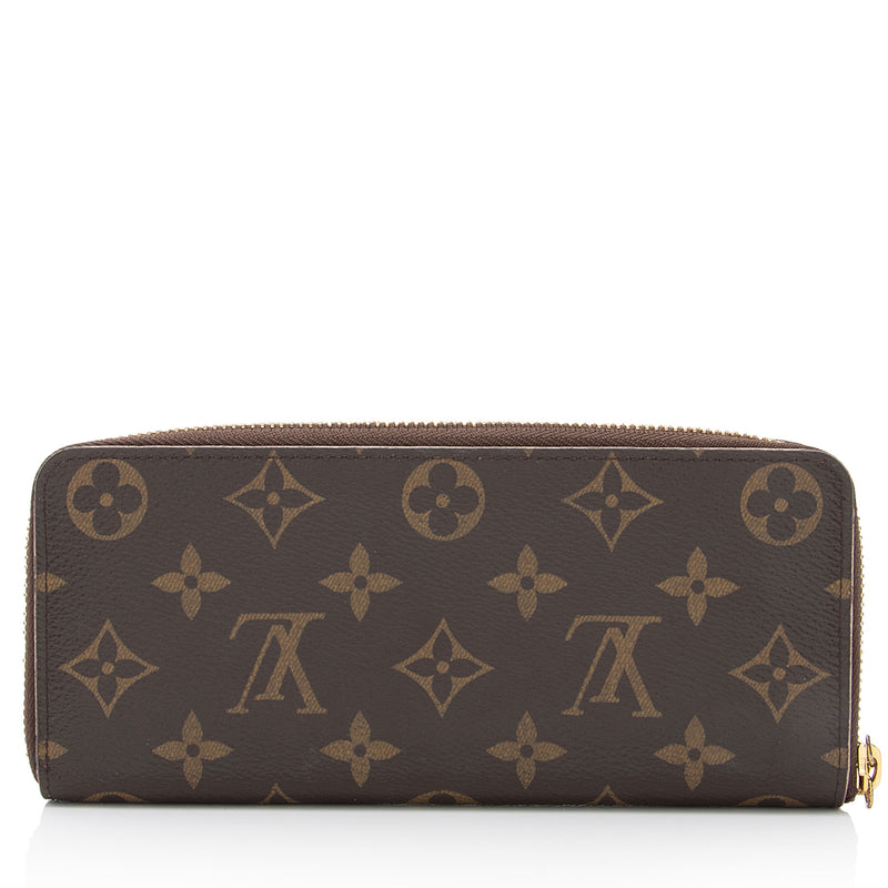 Louis Vuitton Monogram Blooming Flowers Canvas Clemence Wallet (SHF-eqBq8O)