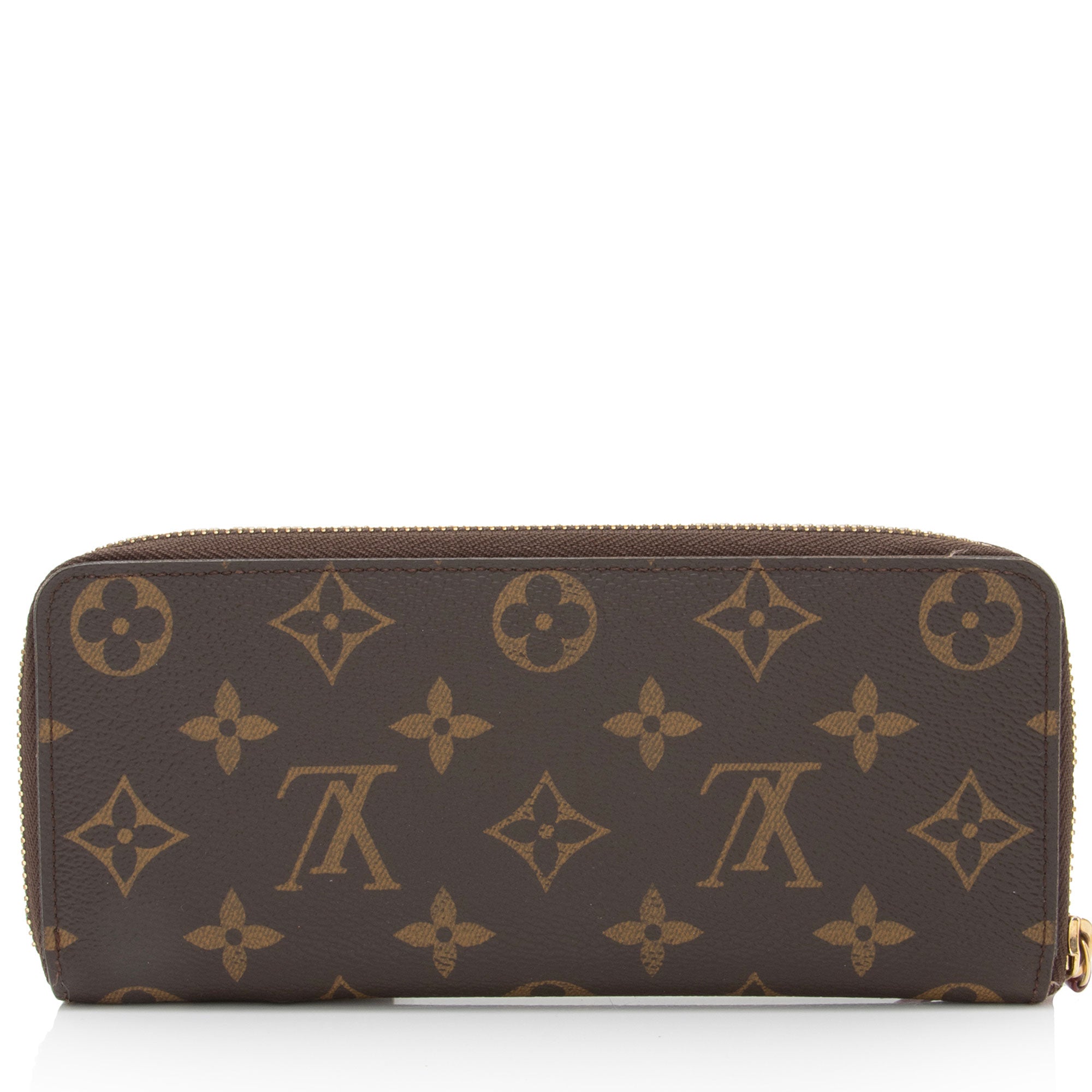 Louis Vuitton Monogram Canvas Clemence Wallet (SHF-z14ACA)