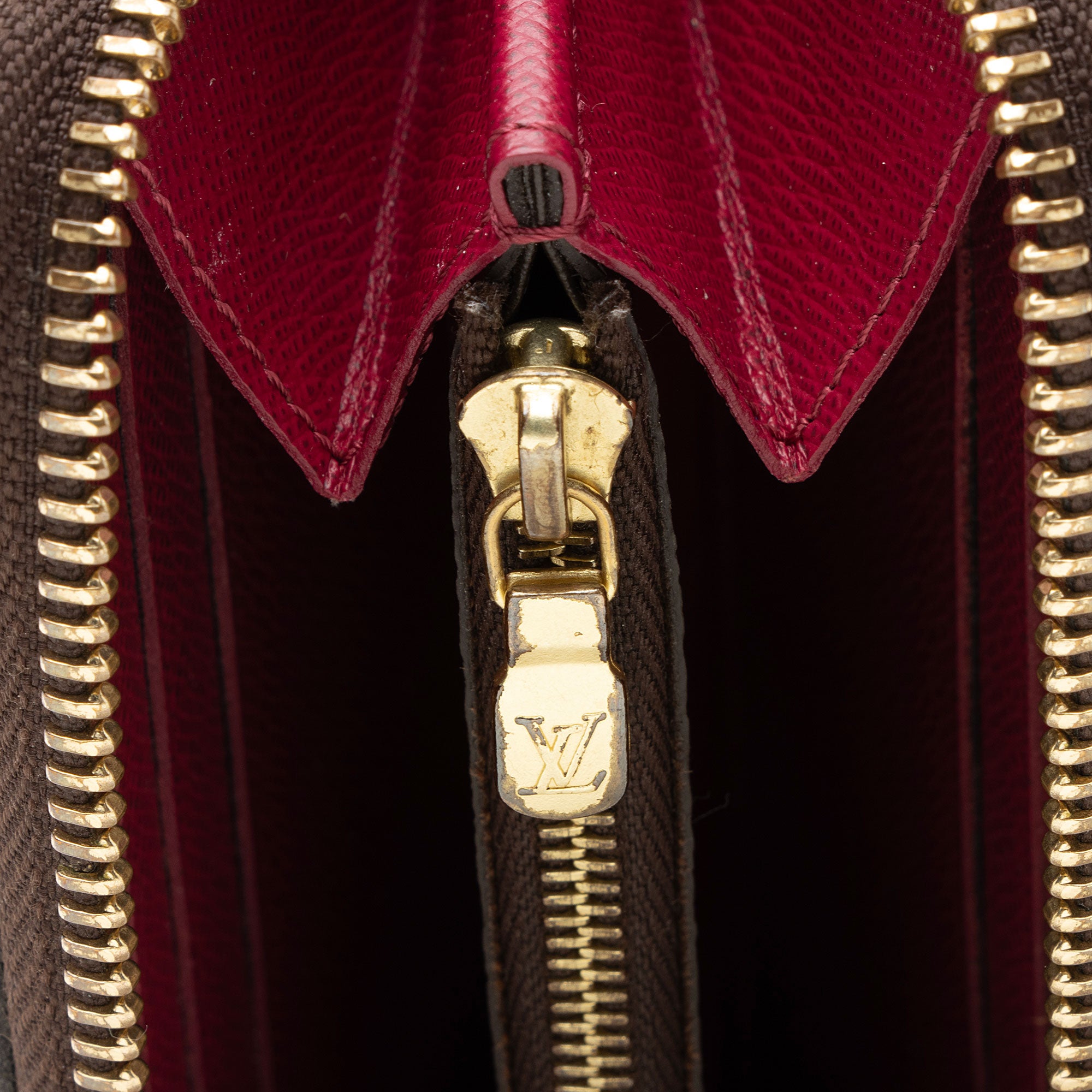 Louis Vuitton Monogram Canvas Clemence Wallet (SHF-z14ACA)