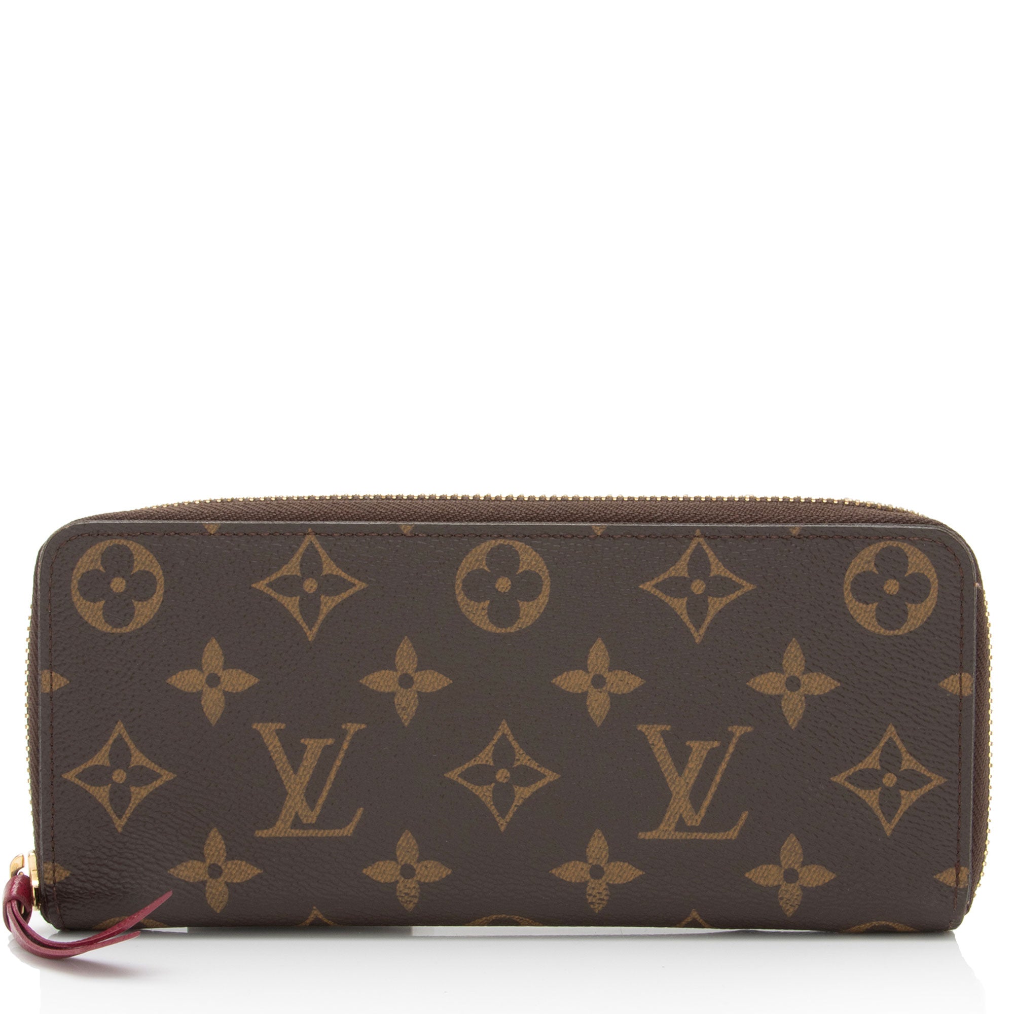 Louis Vuitton Monogram Canvas Clemence Wallet (SHF-z14ACA)