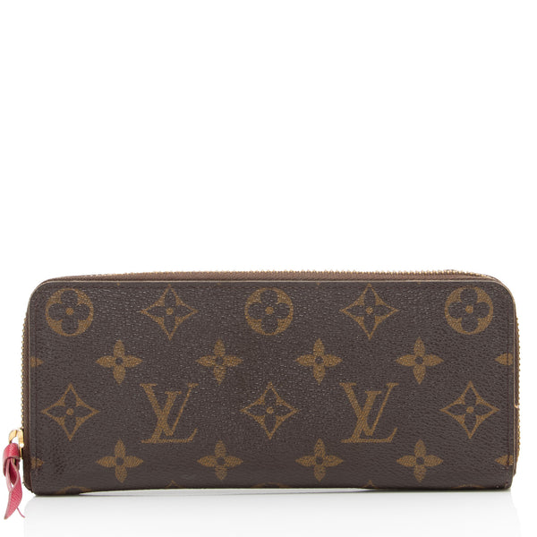 Louis Vuitton Monogram Canvas Clemence Wallet (SHF-EbeCna)