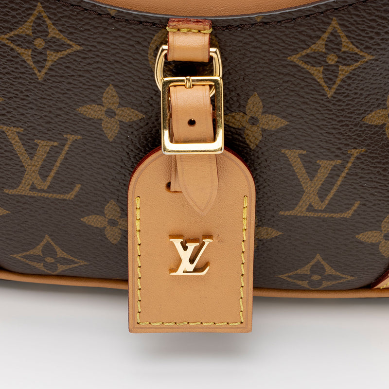 LOUIS VUITTON Louis Vuitton Monogram Deauville MINI Brown M45528 Women's  Canvas Shoulder Bag