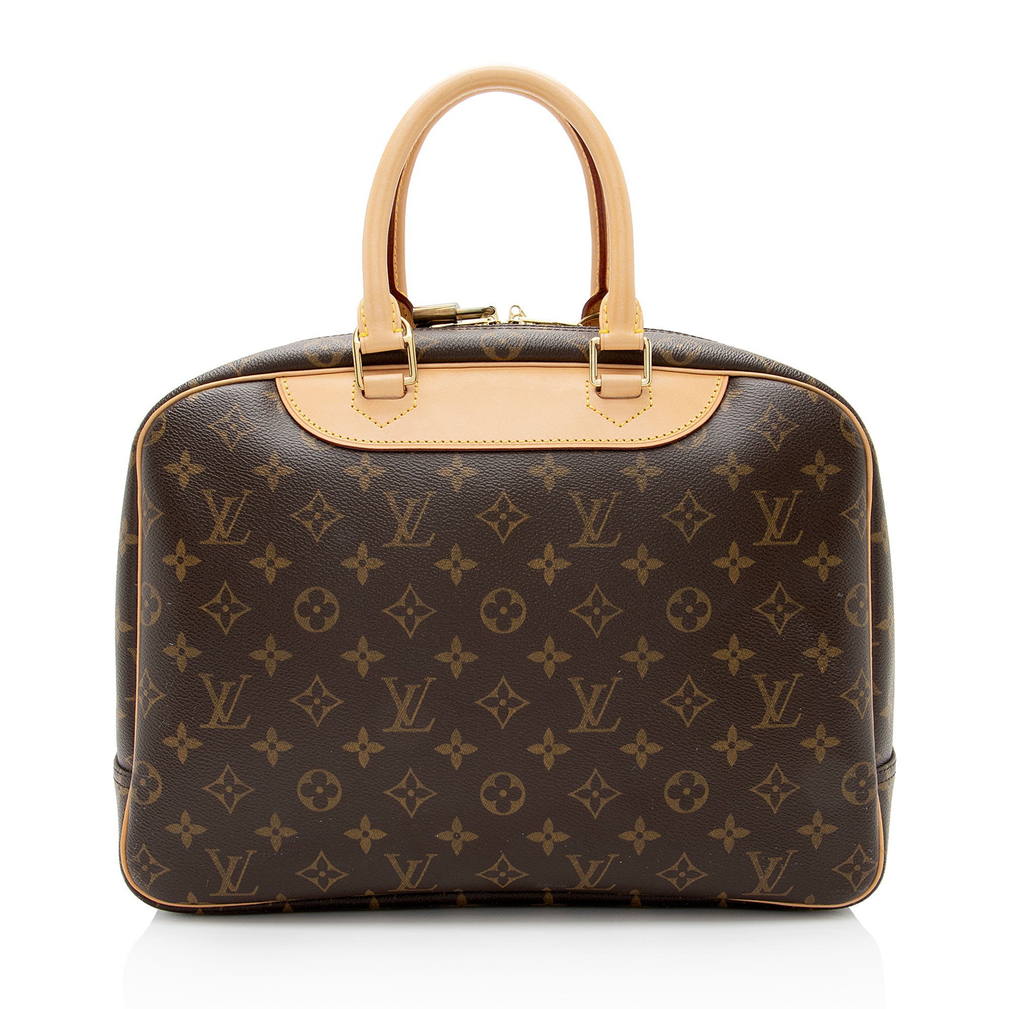 Louis Vuitton Monogram Canvas Deauville Satchel (SHF-aCt7nv)