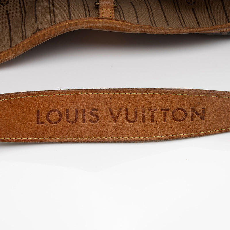 Louis Vuitton Orange Monogram Coated Canvas And Taiga Leather
