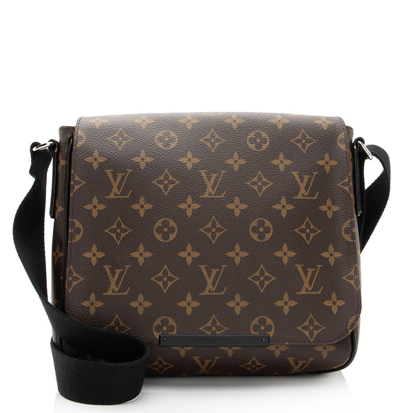Pre-owned Louis Vuitton Monogram Galaxy Alpha Messenger Bag In Black