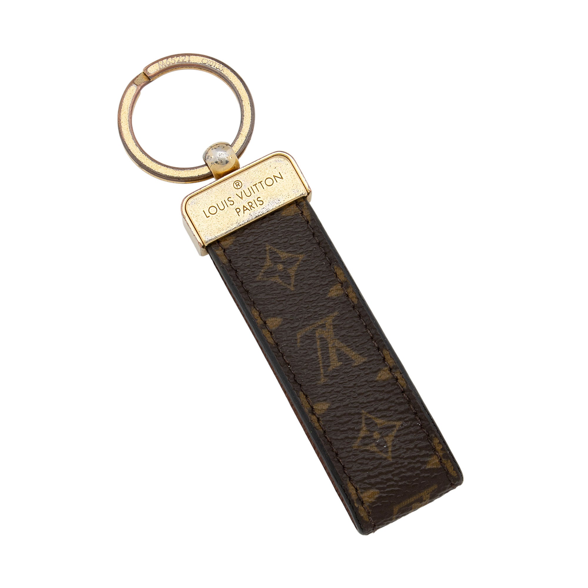 Louis Vuitton Monogram Canvas Dragonne Key Holder (SHF-dgBfGK)