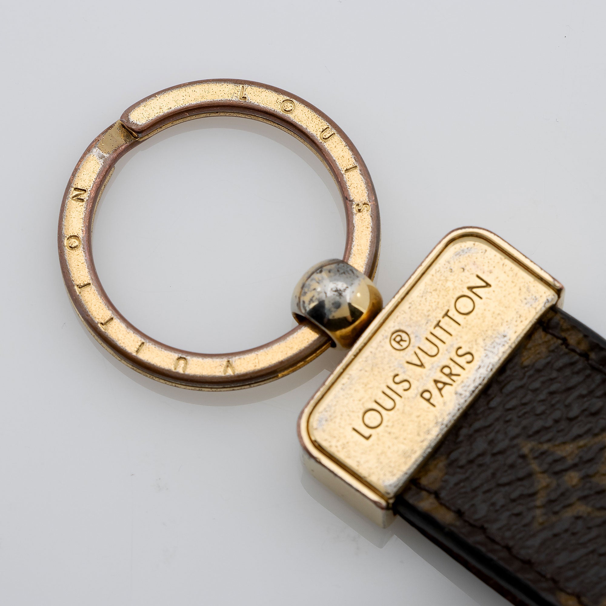 Louis Vuitton Monogram Canvas Dragonne Key Holder (SHF-dgBfGK)