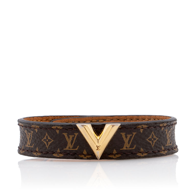 Louis Vuitton Monogram Canvas Essential V Bracelet (SHF-Sj24ZL