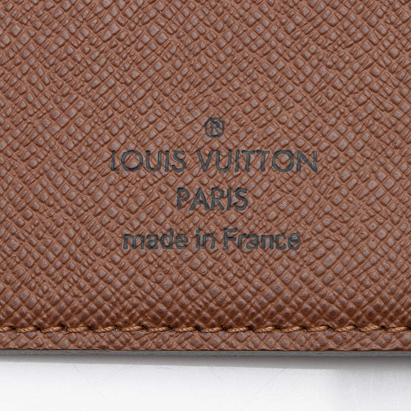 Louis Vuitton Monogram Canvas Checkbook Cover - Brown & Tan