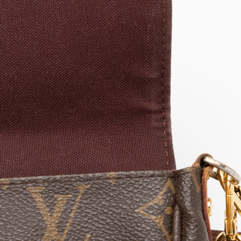 Louis Vuitton Monogram Canvas Favorite MM Shoulder Bag (SHF-21138) – LuxeDH