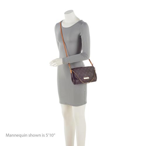 Louis Vuitton Monogram Canvas Favorite MM Shoulder Bag (SHF-52TDrJ)