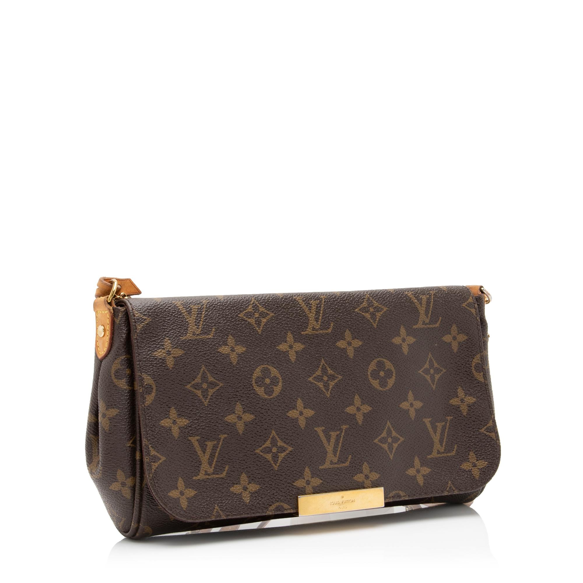 Louis Vuitton Monogram Canvas Favorite MM Shoulder Bag (SHF-52TDrJ)