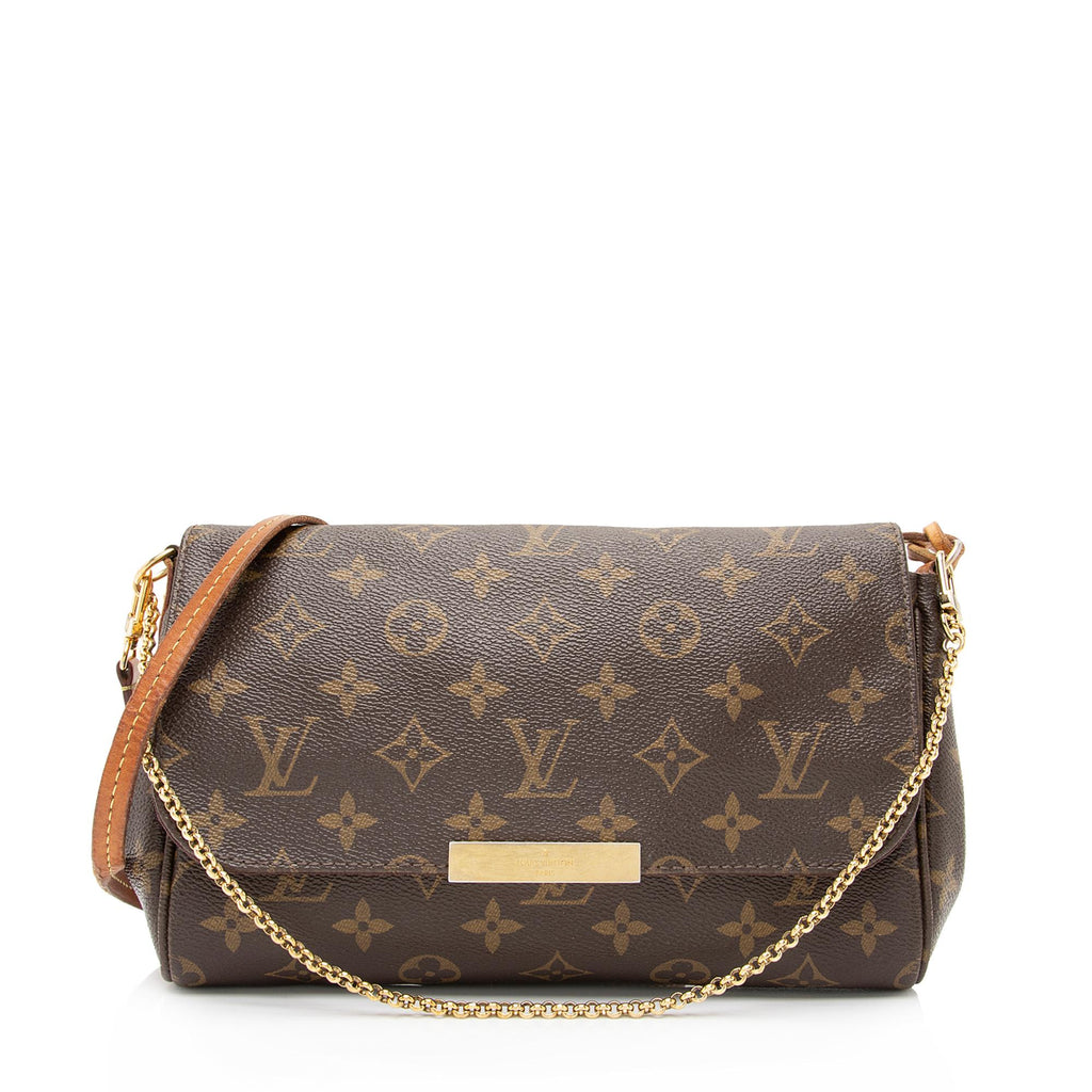 Favorite patent leather crossbody bag Louis Vuitton Brown in