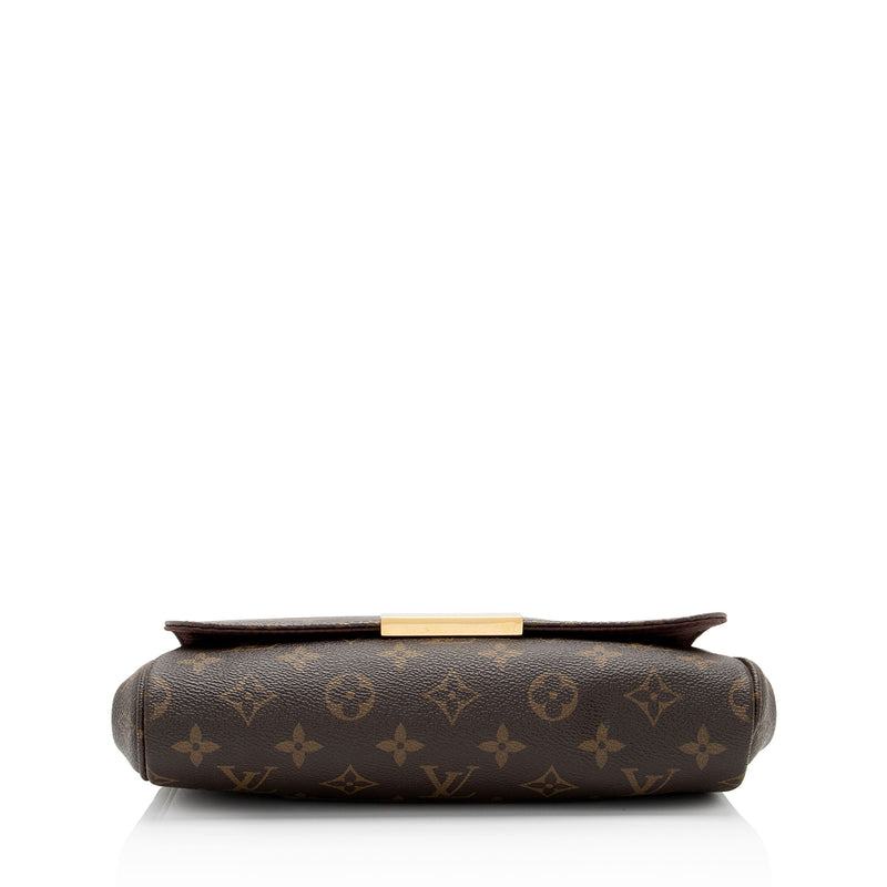 Louis Vuitton Monogram Canvas Favorite MM Shoulder Bag (SHF-kr1tYJ)