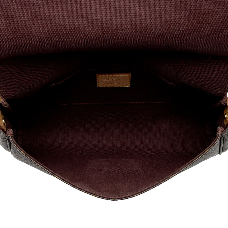 Louis Vuitton Monogram Canvas Favorite MM Shoulder Bag (SHF-kr1tYJ)