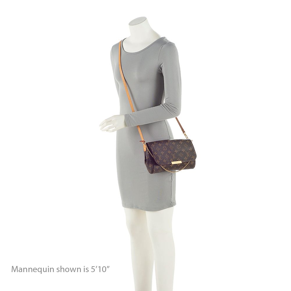 Louis Vuitton Monogram Canvas Favorite MM Shoulder Bag (SHF-ahfv2B)