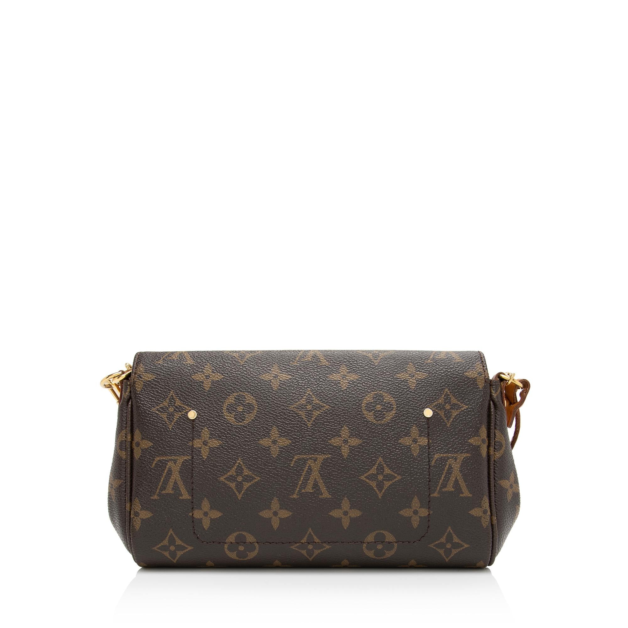 Louis Vuitton Monogram Canvas Favorite PM Shoulder Bag (SHF-w3R6pd)