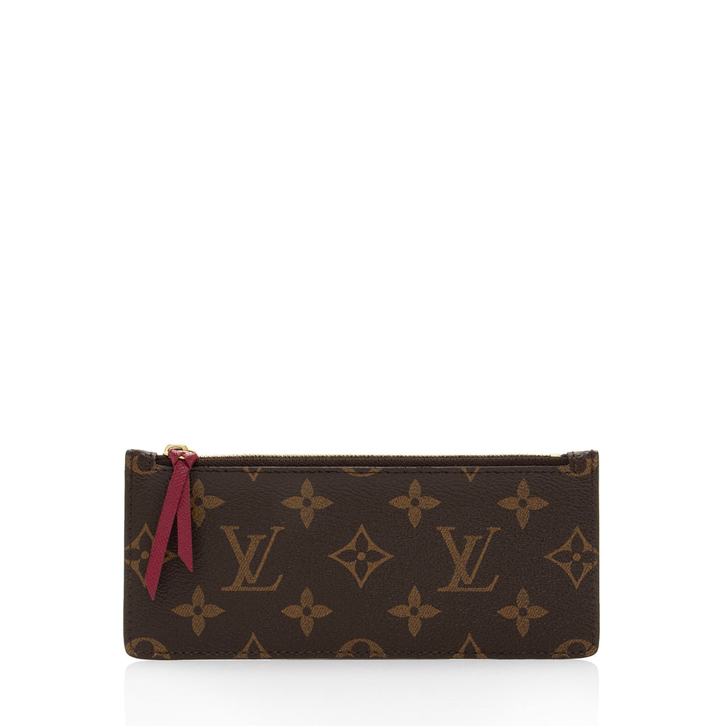 Louis Vuitton Felicie Zip Pouch Insert Monogram Canvas Brown